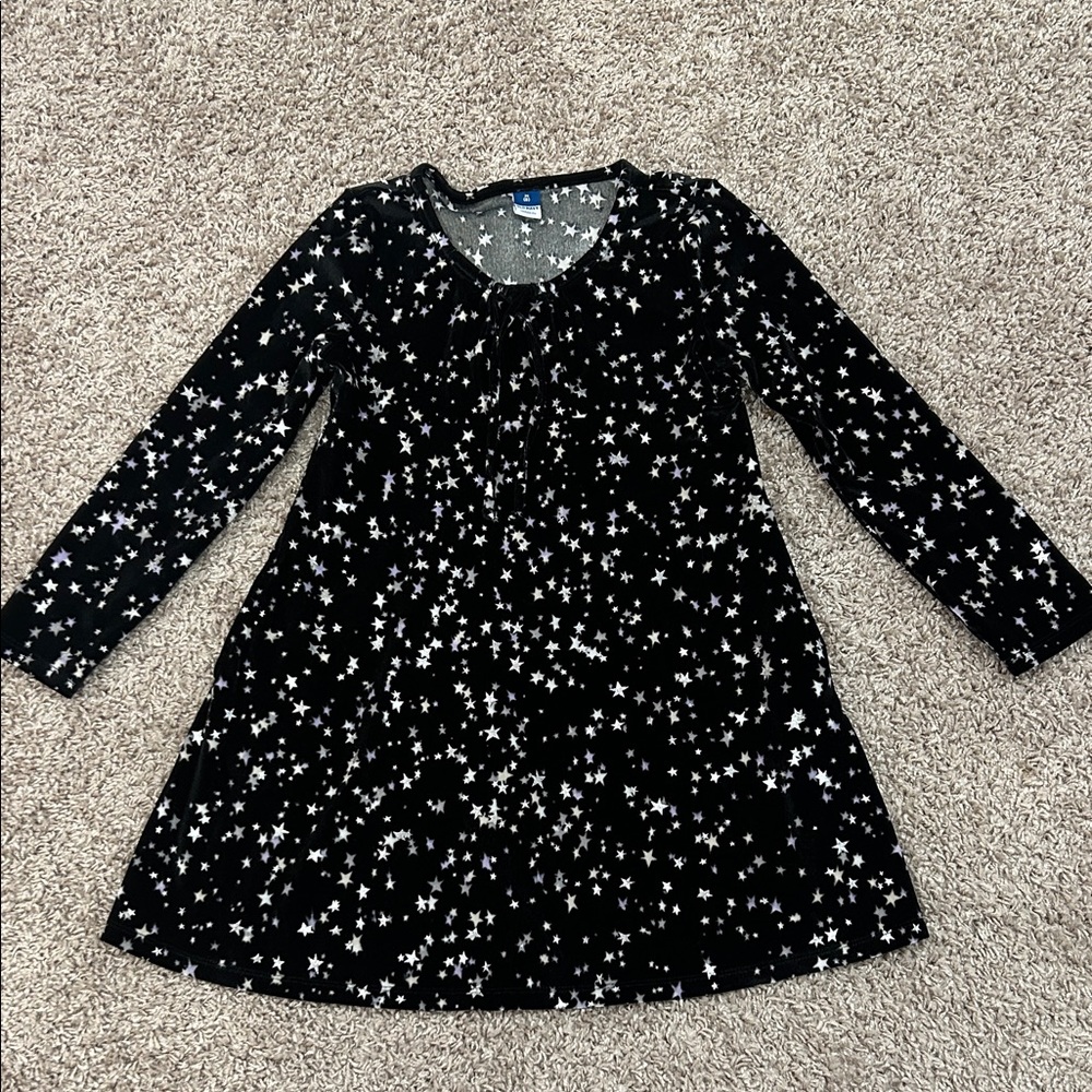 Old Navy Black Starry Kids Dress